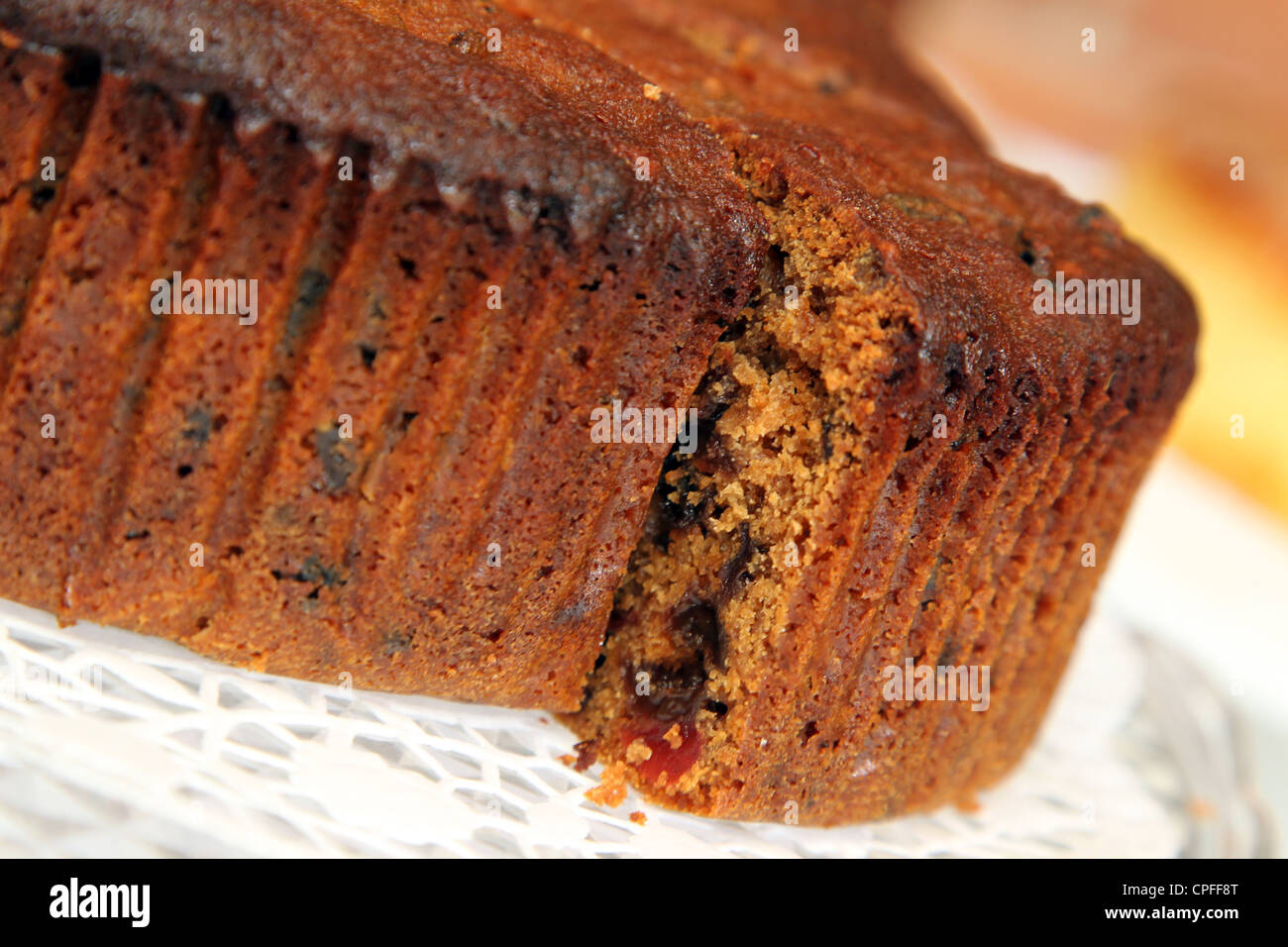 Glazed fruit cake Stock Photo Alamy
