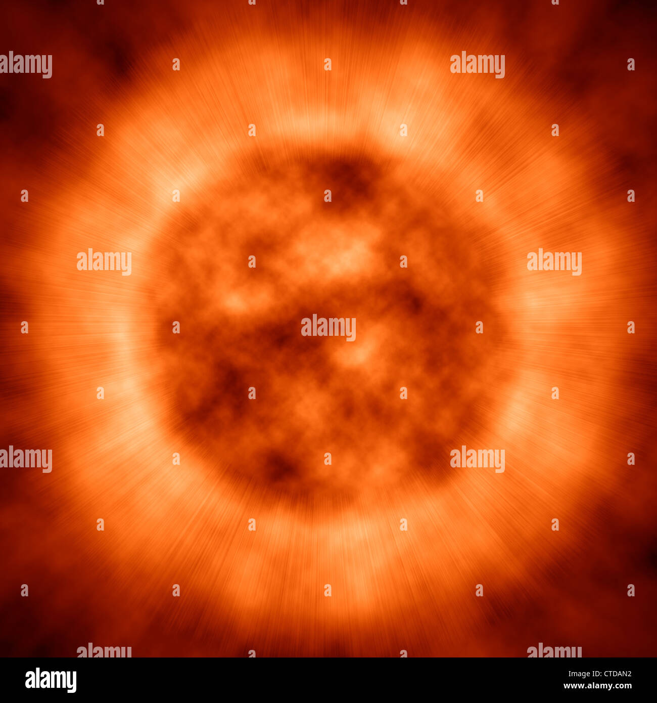 Orange circle exploding Stock Photo Alamy