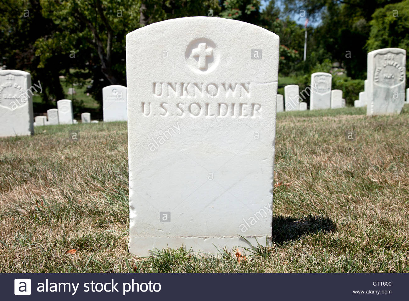 Unknown Soldier Gravestone Stock Photo 49704032 Alamy