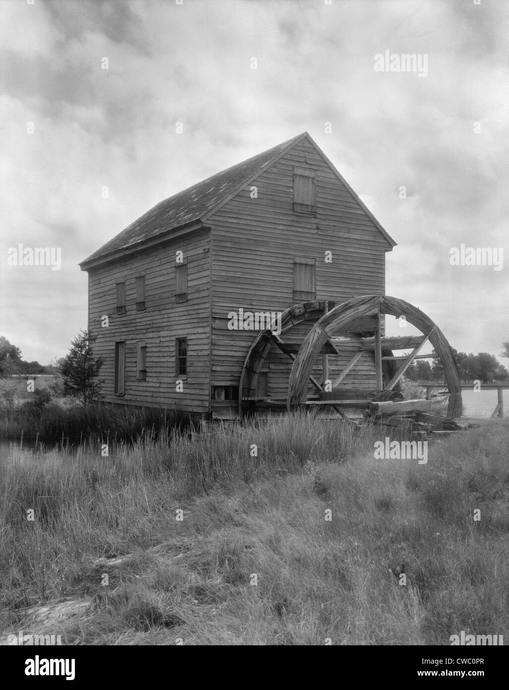 Poplar Grove tide mill was driven by tidal rise and fall. This type of