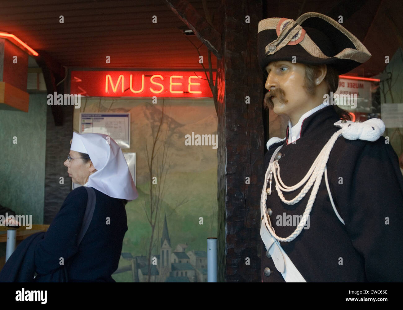 Wax museum in Lourdes, France Stock Photo Alamy