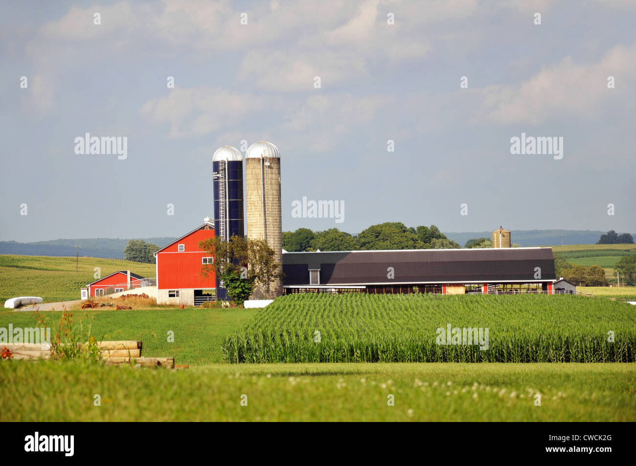 Amish farm, Lancaster County, Pennsylvania, USA Stock Photo Alamy
