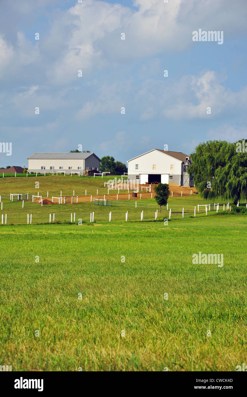 Amish farm, Lancaster County, Pennsylvania, USA Stock Photo Alamy