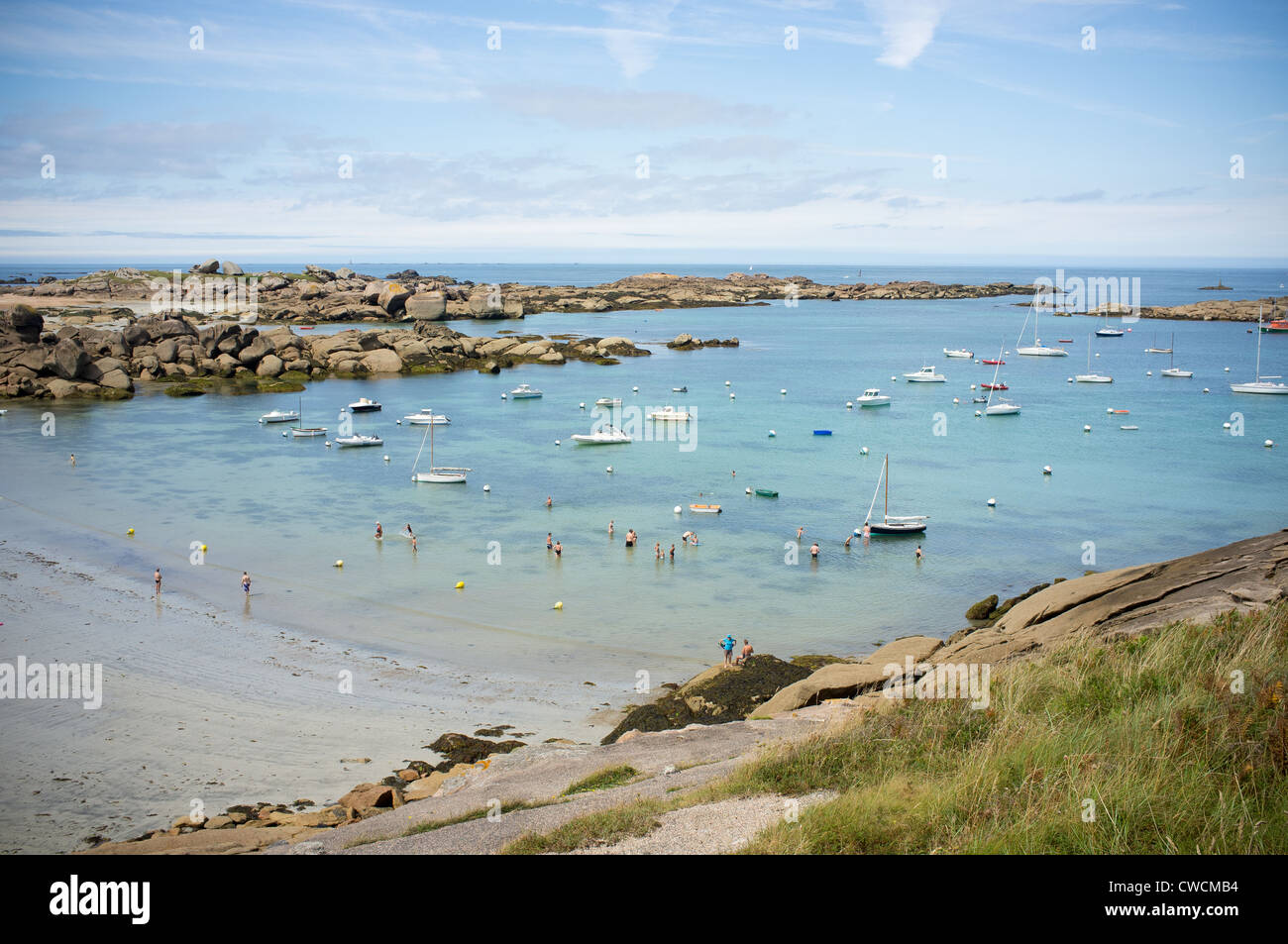 Trégastel, Brittany, France. Bretagne Stock Photo Alamy