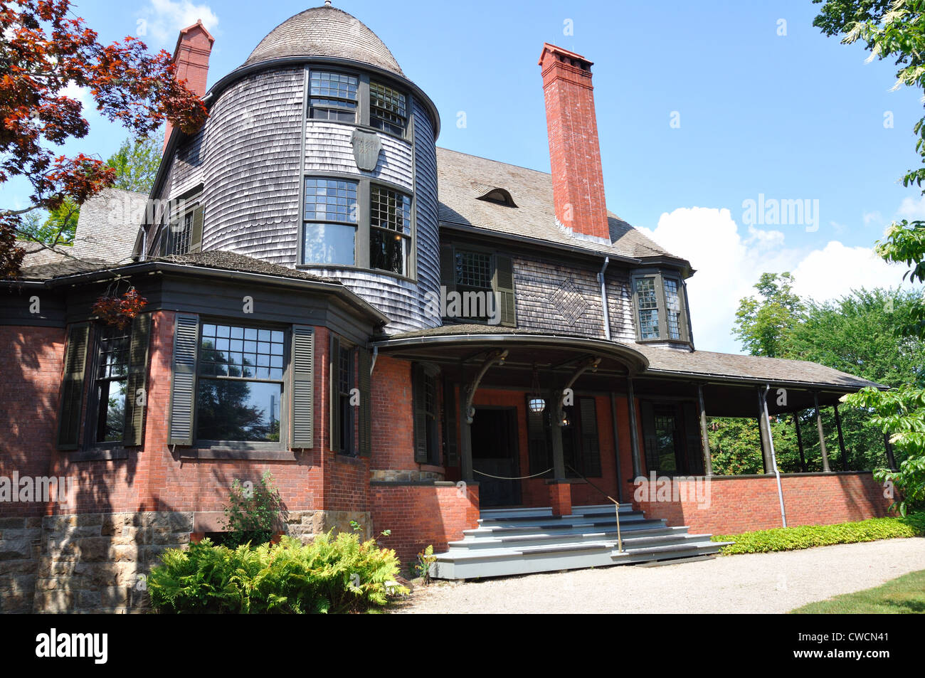 The Isaac Bell House, Newport, Rhode Island, USA Stock Photo Alamy