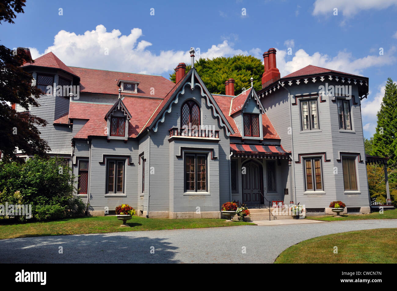 Kingscote mansion, Newport, Rhode Island, USA Stock Photo Alamy