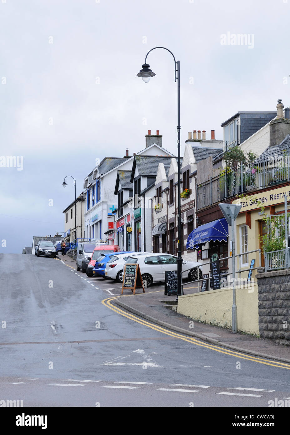 Davies Brae, Mallaig town centre, Scotland, UK, Europe Stock Photo Alamy