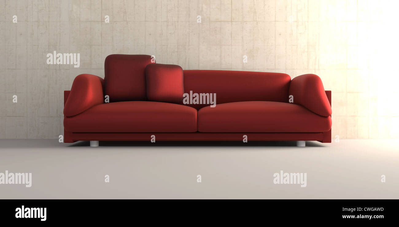 A Sofa in a empty room Stock Photo Alamy