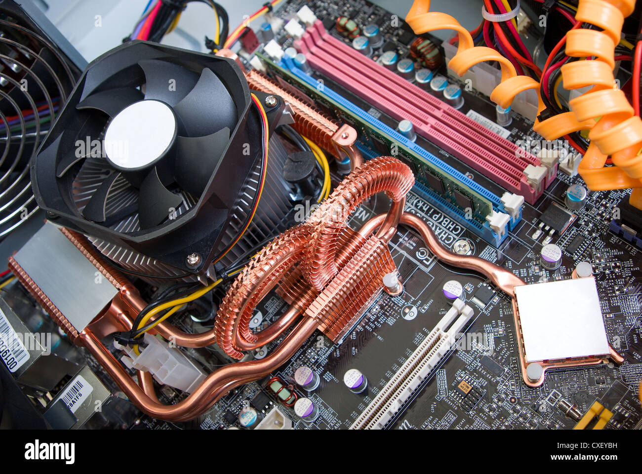 Inside of computer cpu hires stock photography and images Alamy