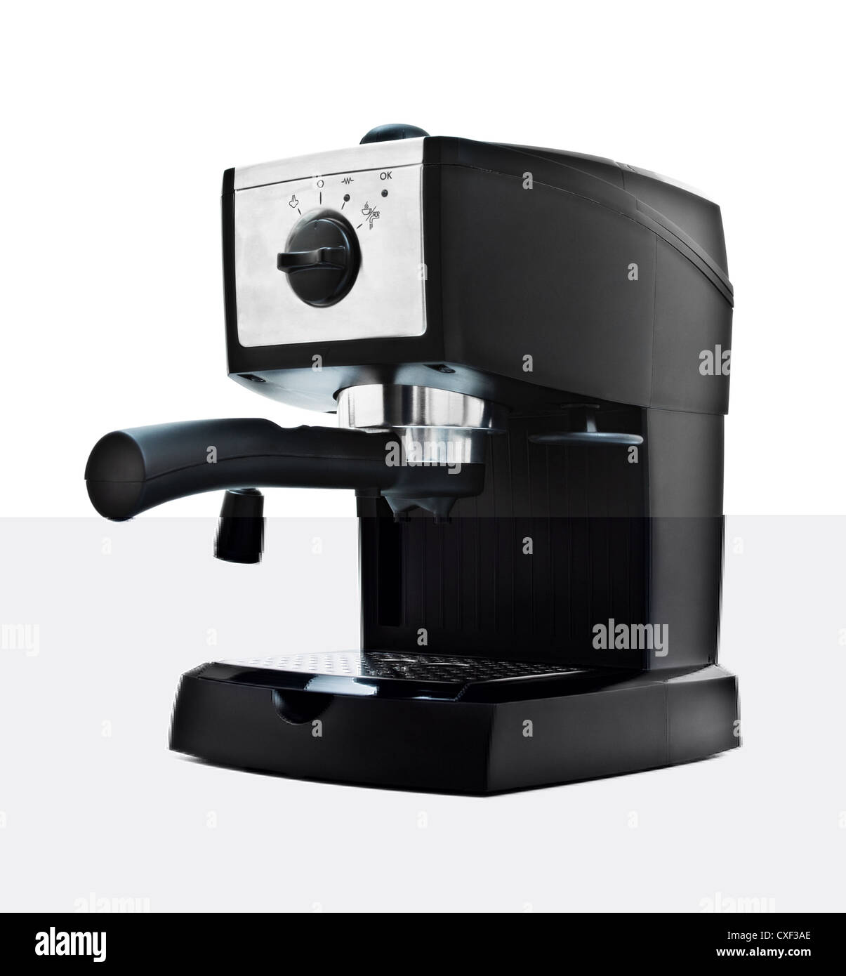 black espresso machine Stock Photo Alamy