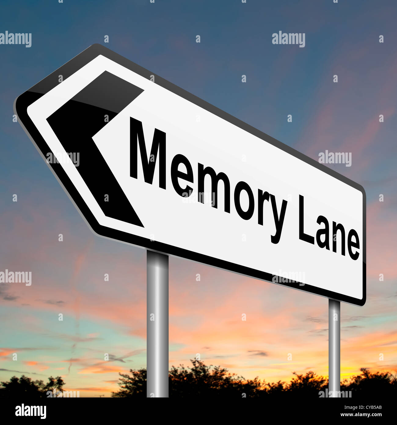 Street road sign memory lane hires stock photography and images Alamy