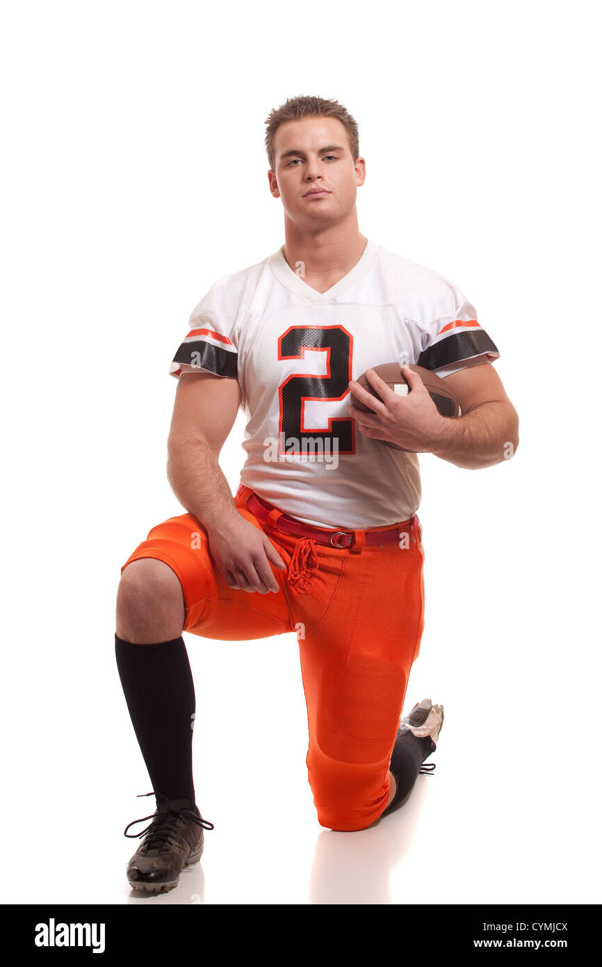 Football player kneeling hires stock photography and images Alamy