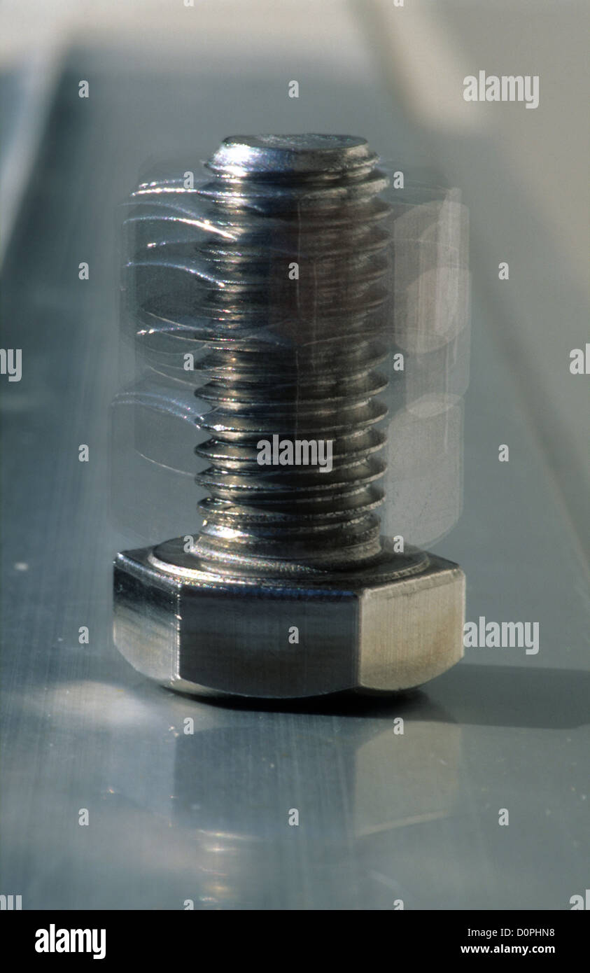 A threaded bolt Stock Photo Alamy