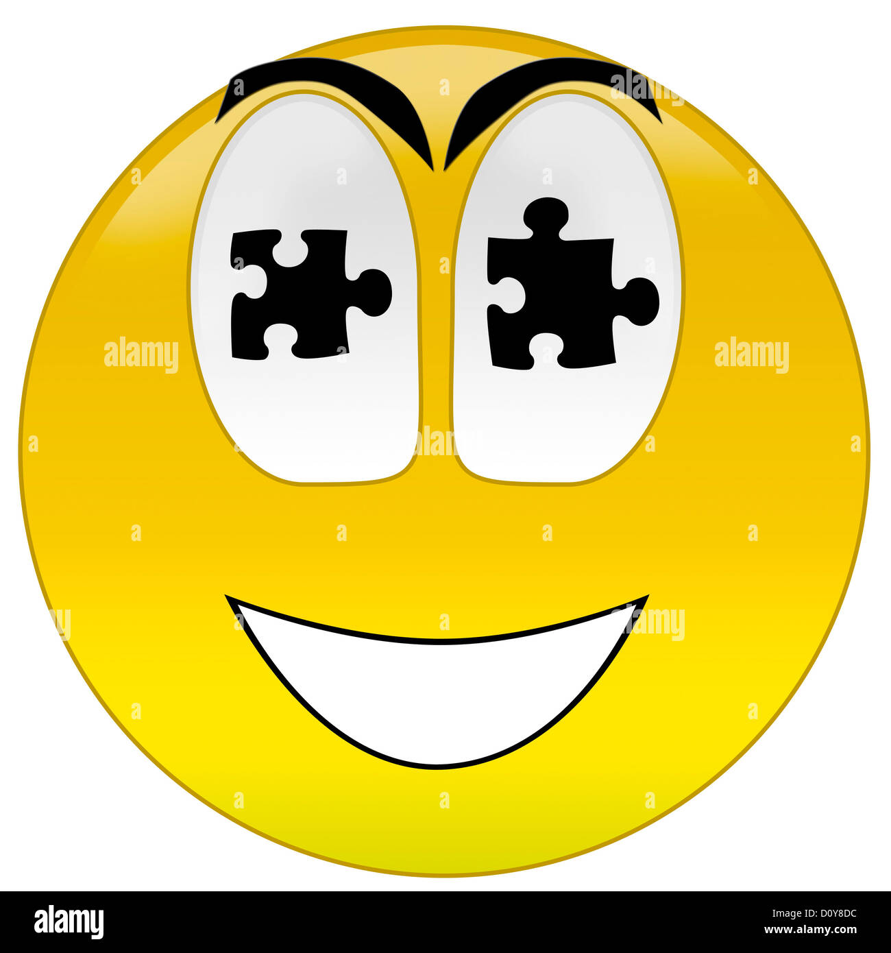 Smiley face puzzle hires stock photography and images Alamy