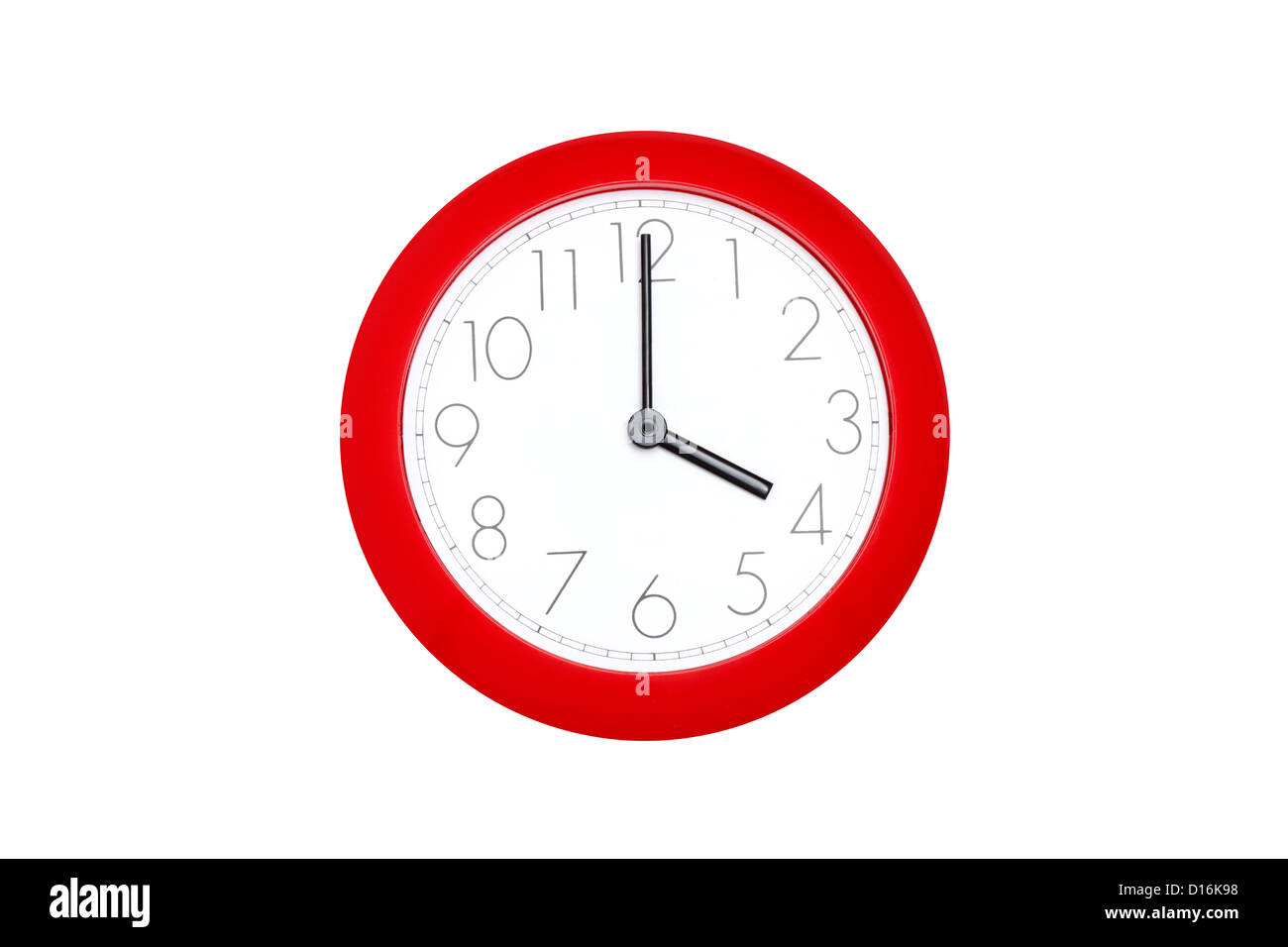 4am 4pm clock red time hires stock photography and images Alamy