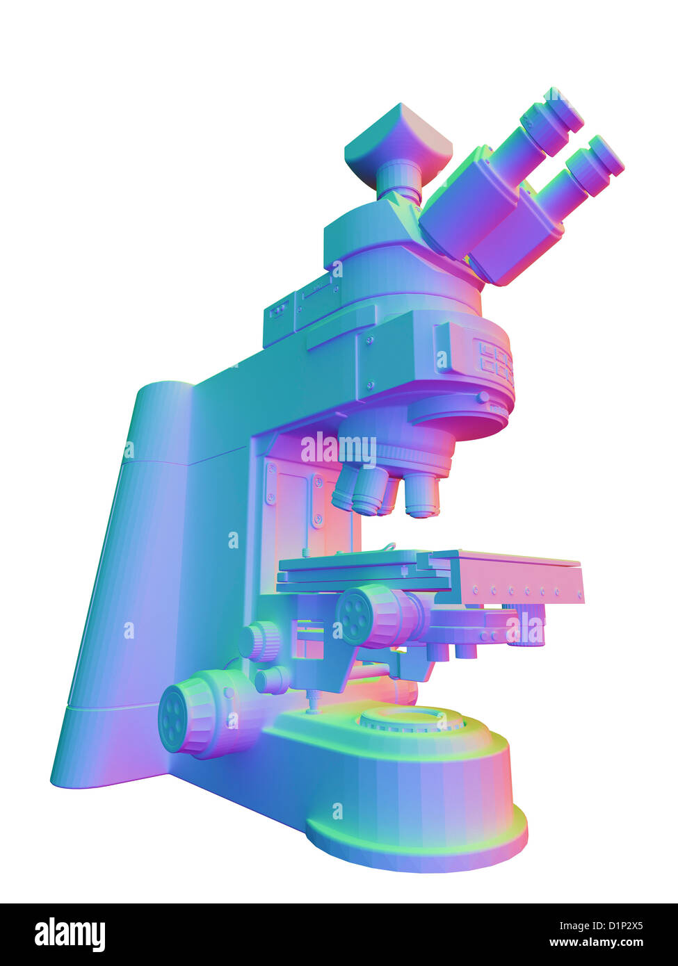 Optical light microscope with camera Stock Photo Alamy