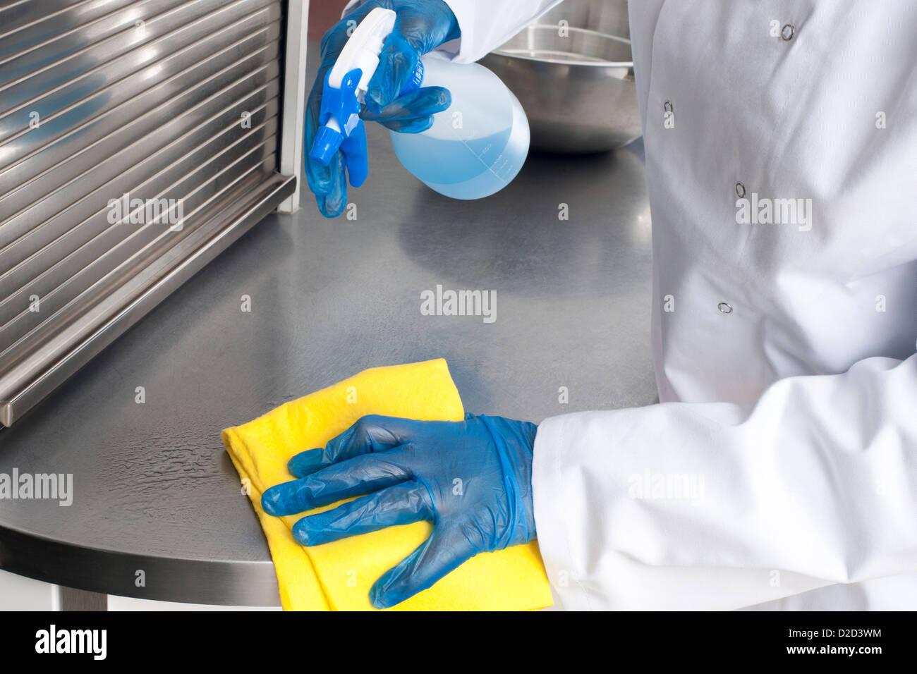 MODEL RELEASED Kitchen hygiene Stock Photo Alamy