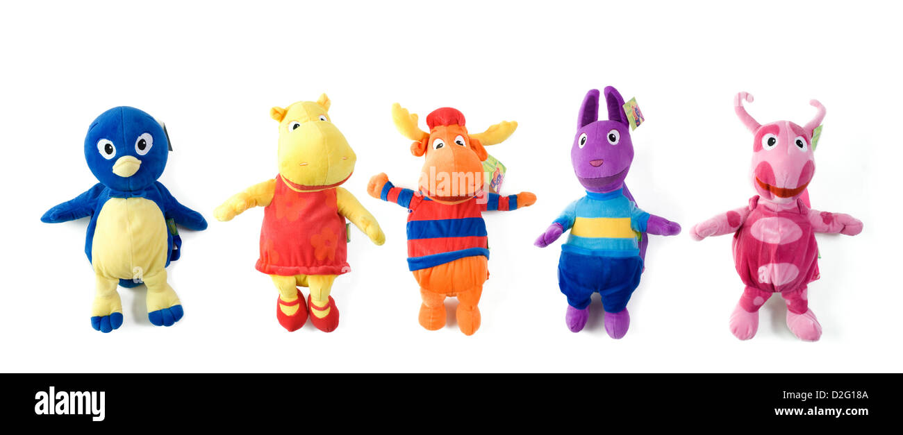 The Backyardigans stuffed animals toy Stock Photo Alamy