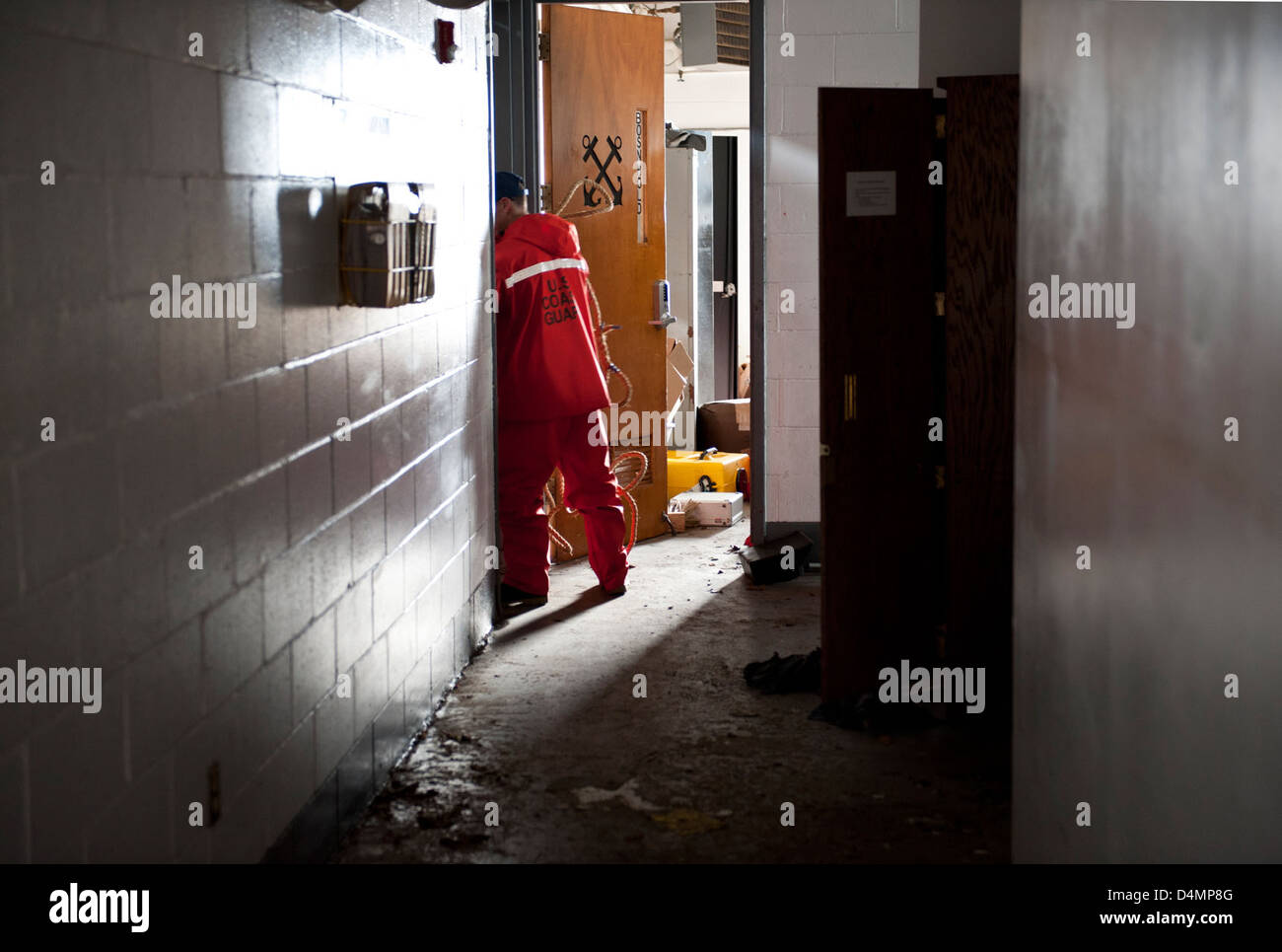 Station Sandy Hook Hurricane Sandy Stock Photo Alamy