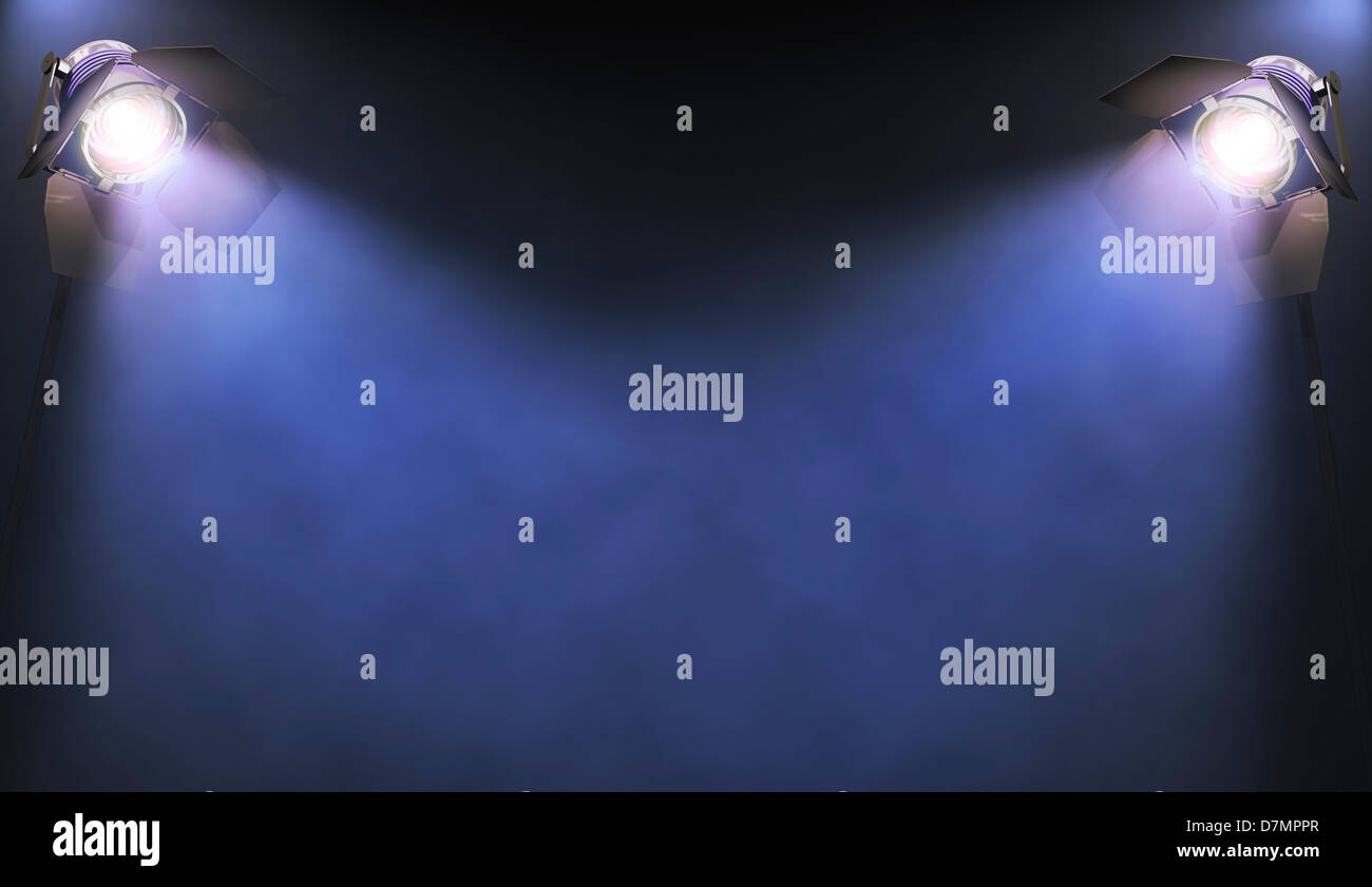 Spotlights, artwork Stock Photo Alamy