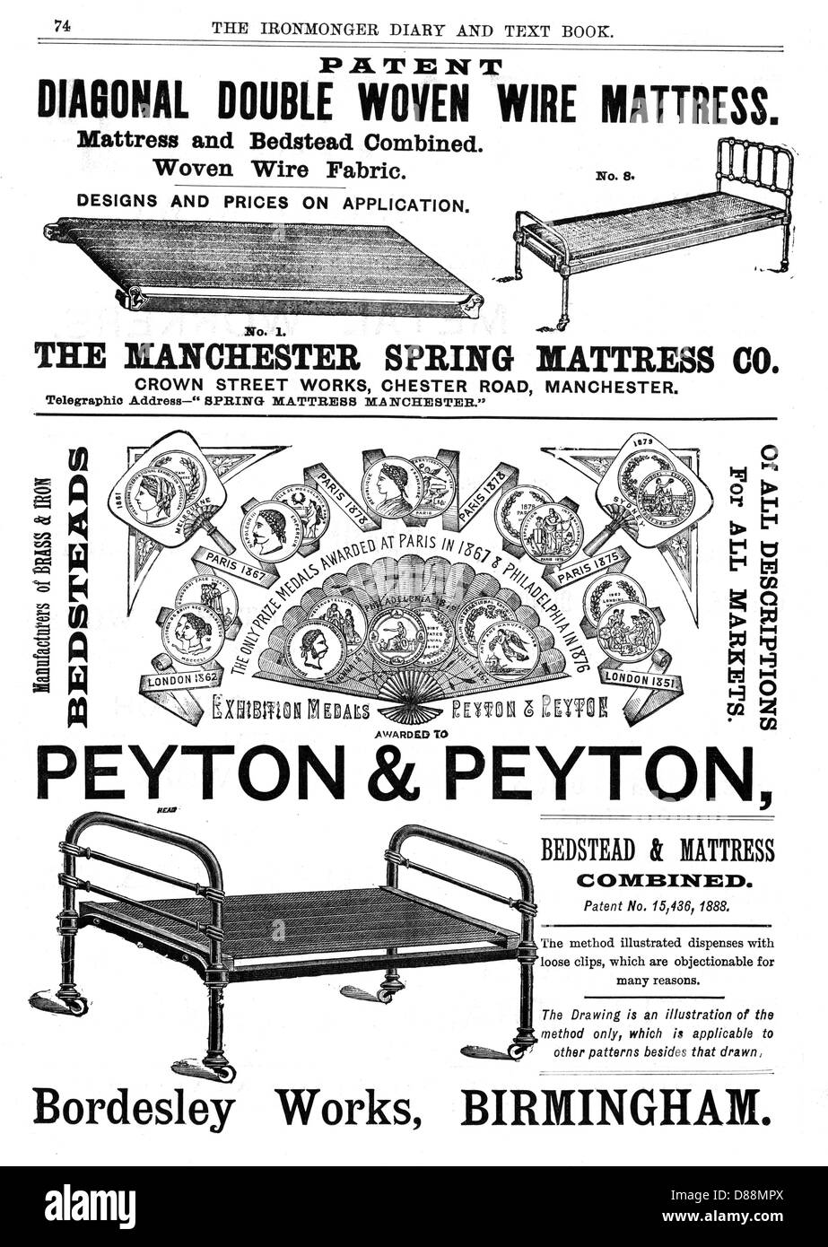 Beds are Black and White Stock Photos & Images Alamy