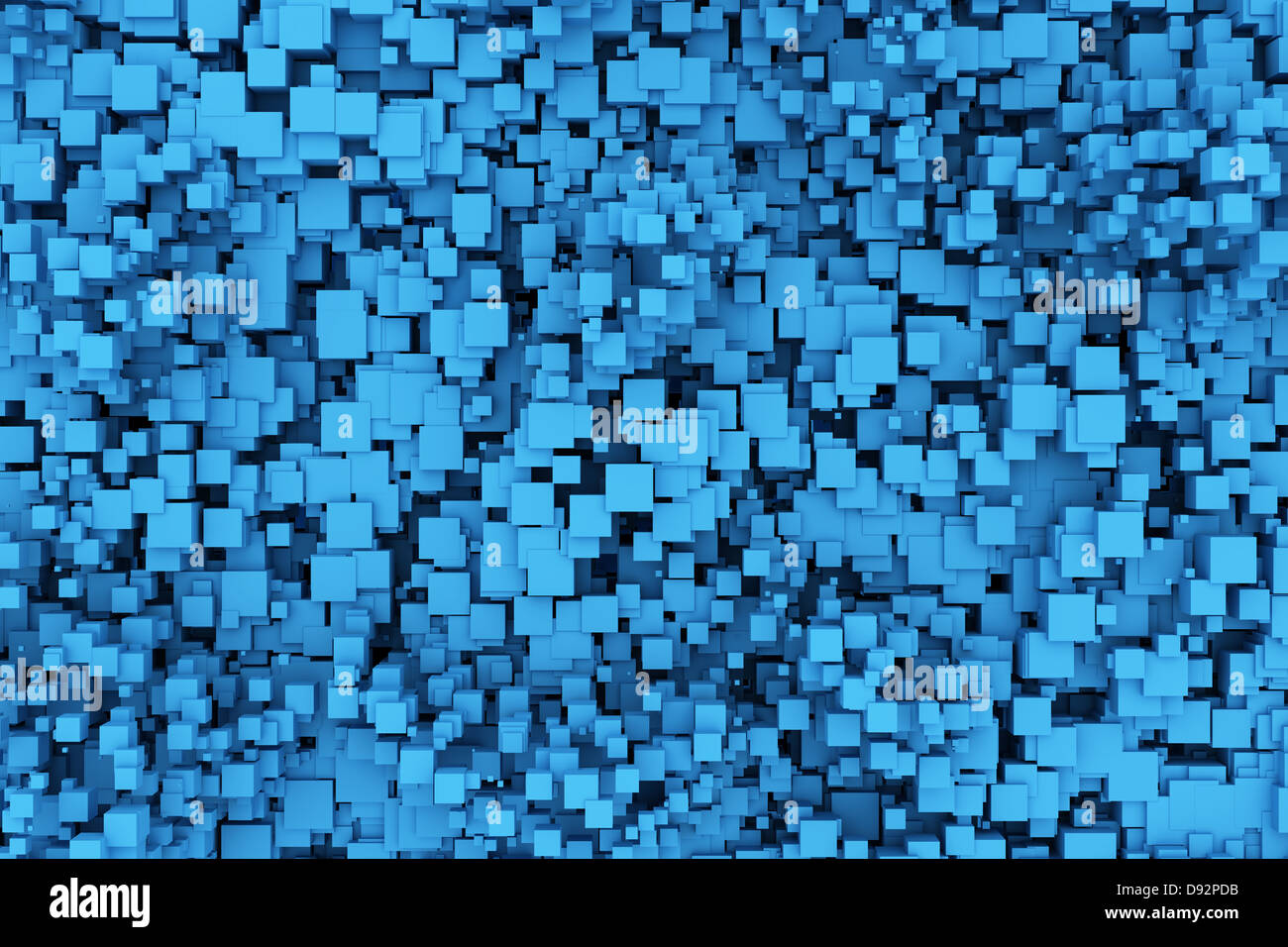 Blue boxes background Stock Photo Alamy
