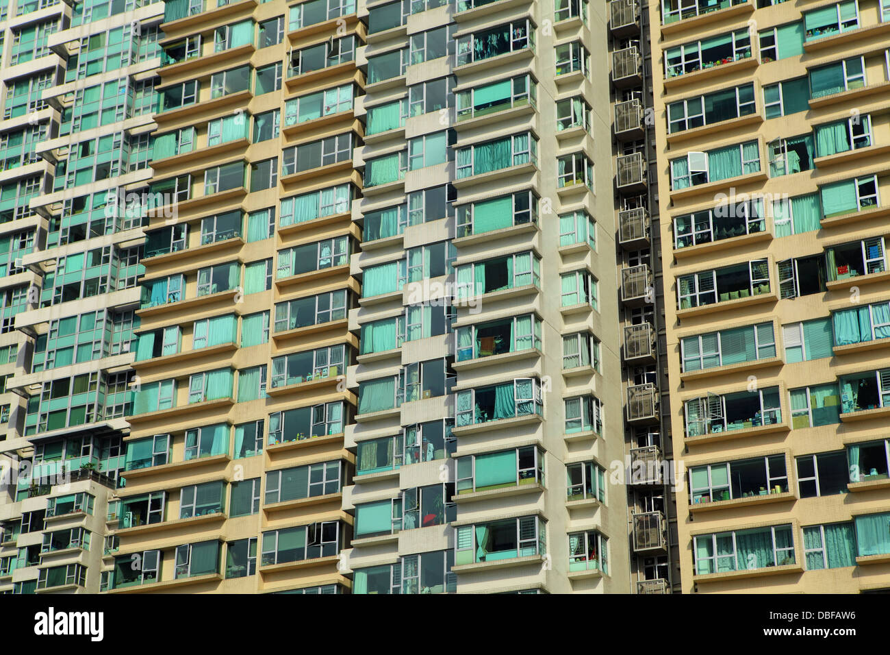 apartment block in Hong Kong Stock Photo Alamy