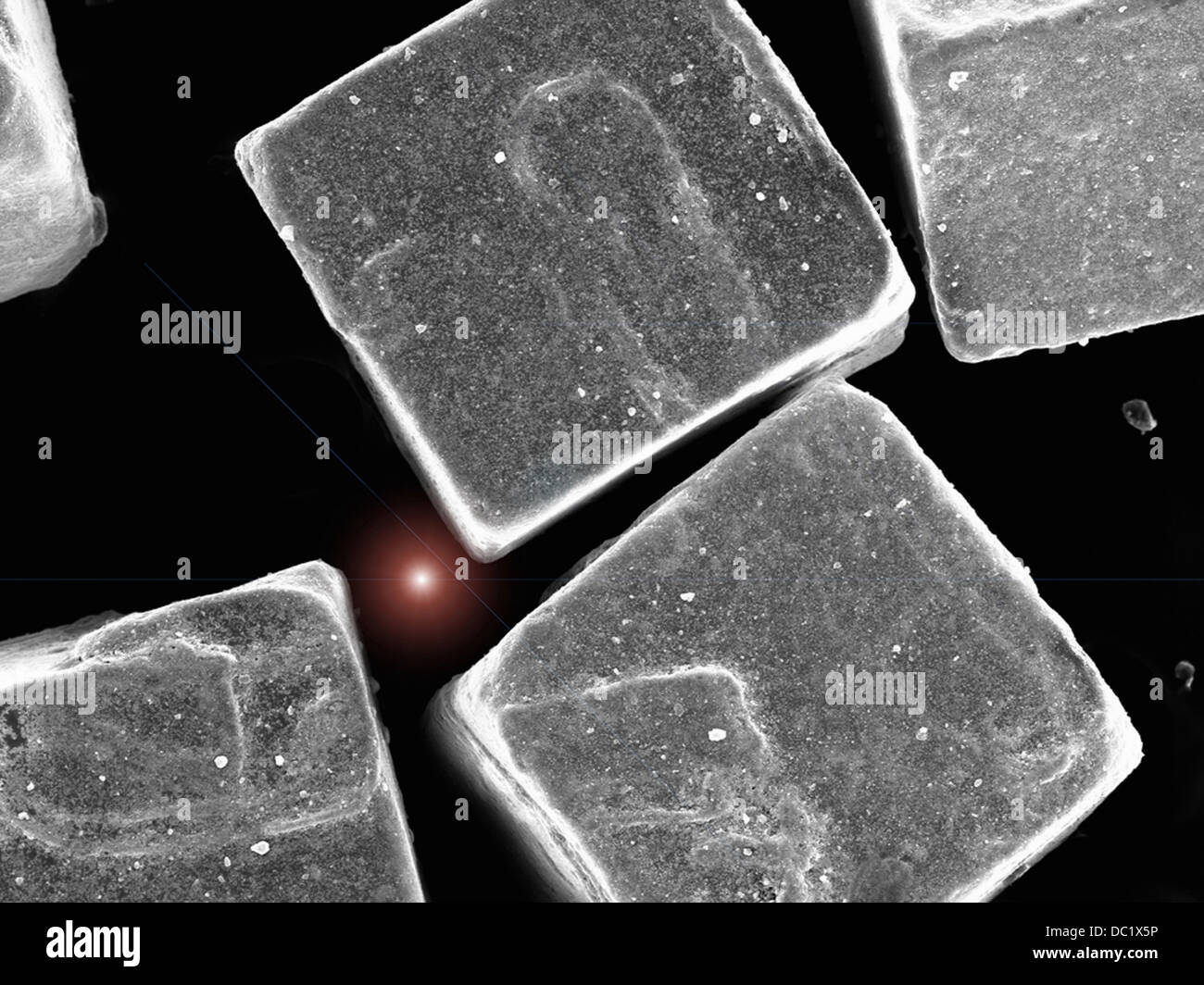 Crystal salt crystals microscope hires stock photography and images
