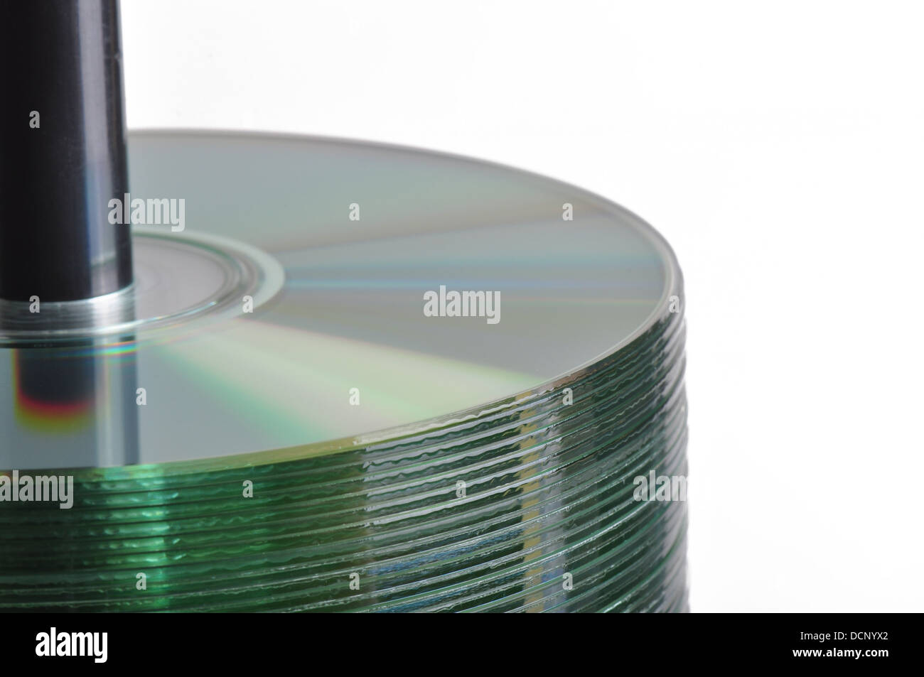 CD Spindle Stack Stock Photo - Alamy