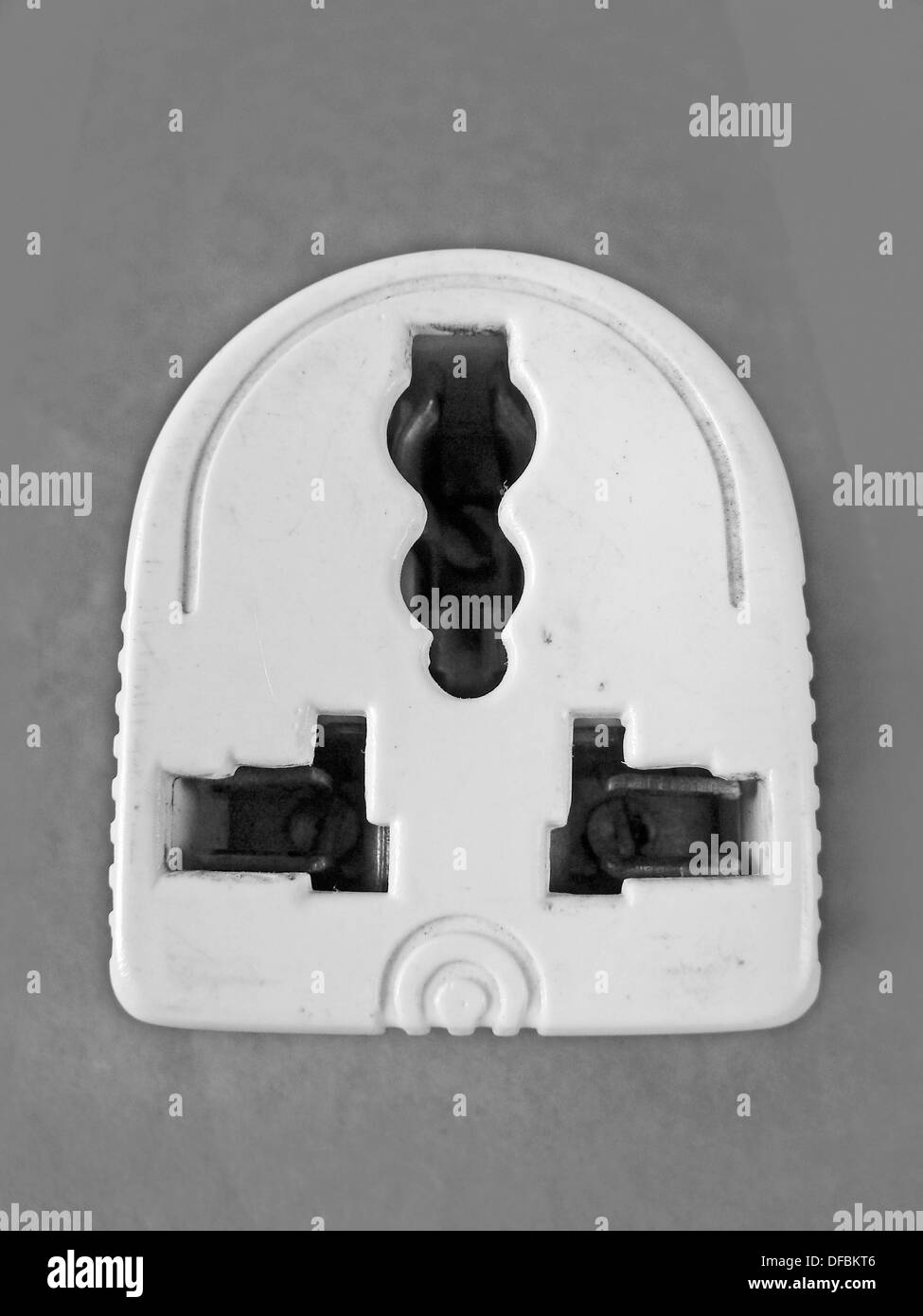 Three pin plug Black and White Stock Photos & Images Alamy