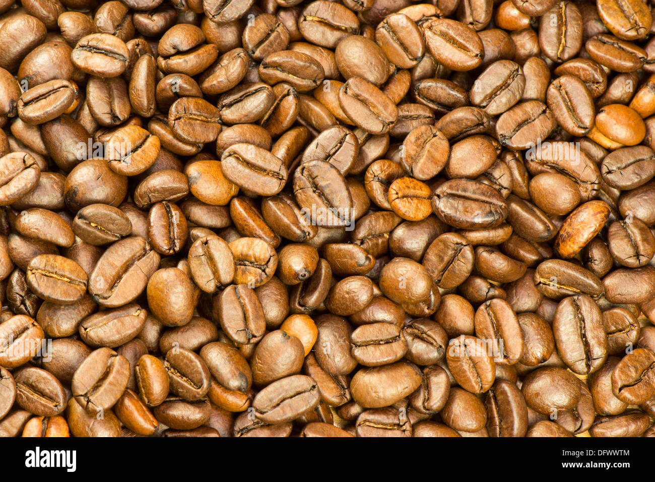 Fine selected coffee beans background Stock Photo Alamy
