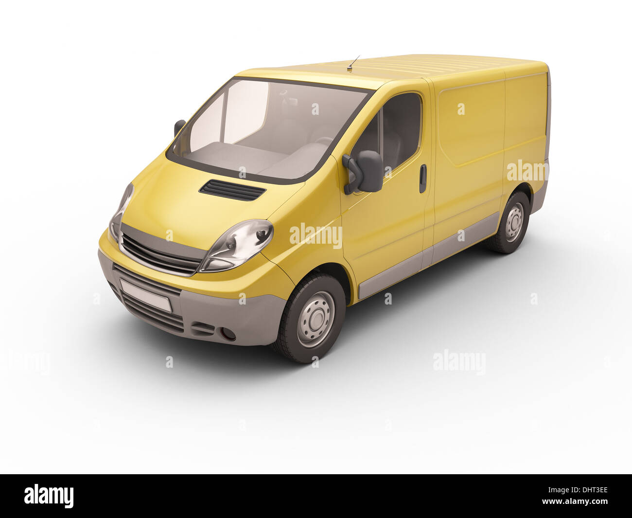 Commercial van isolated Stock Photo Alamy