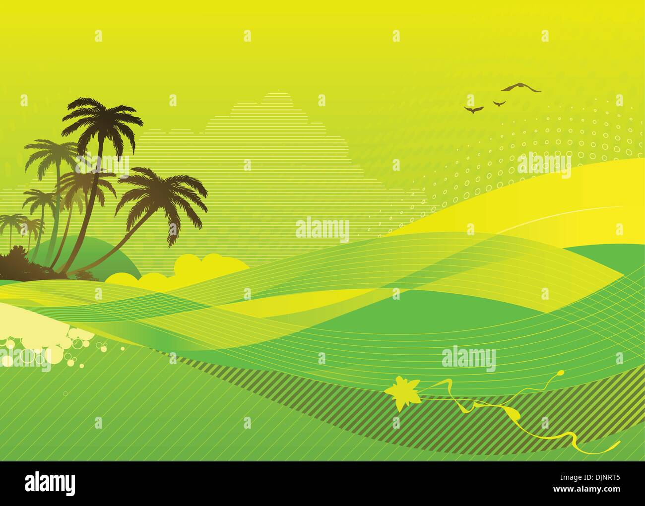 Palm tree vector background Stock Vector Image & Art Alamy