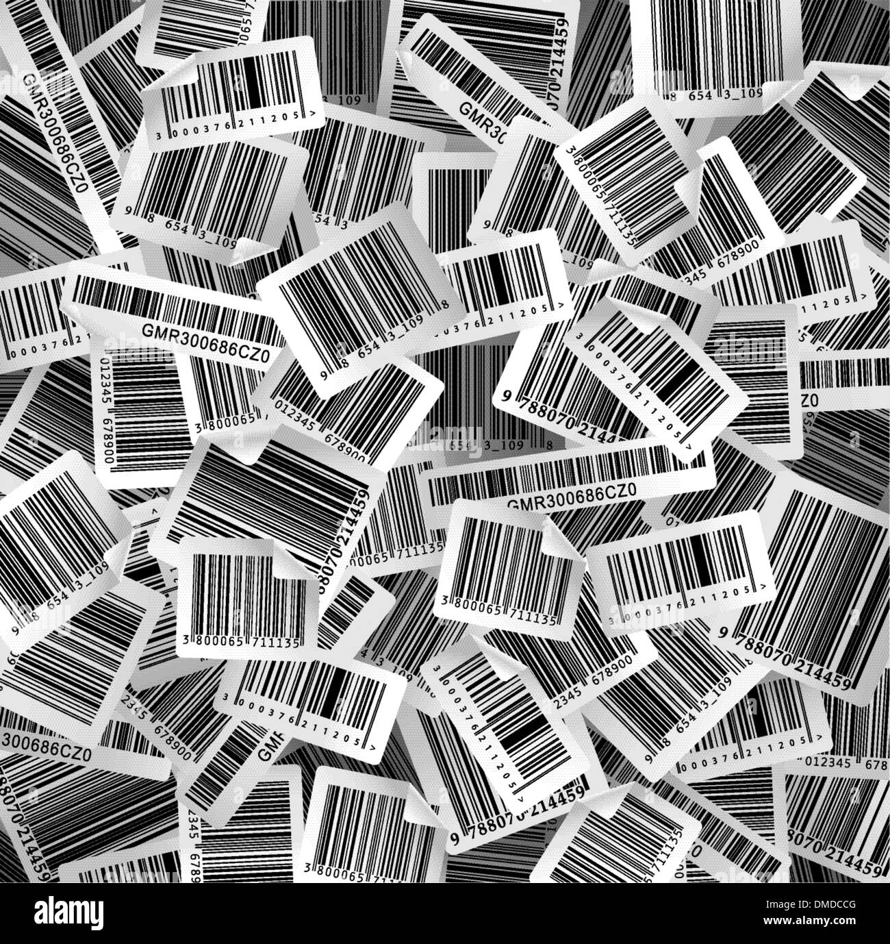 Retail store barcodes Black and White Stock Photos & Images Alamy