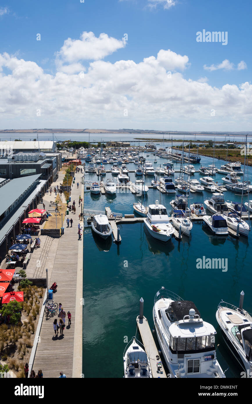 Queenscliff marina Stock Photo Alamy