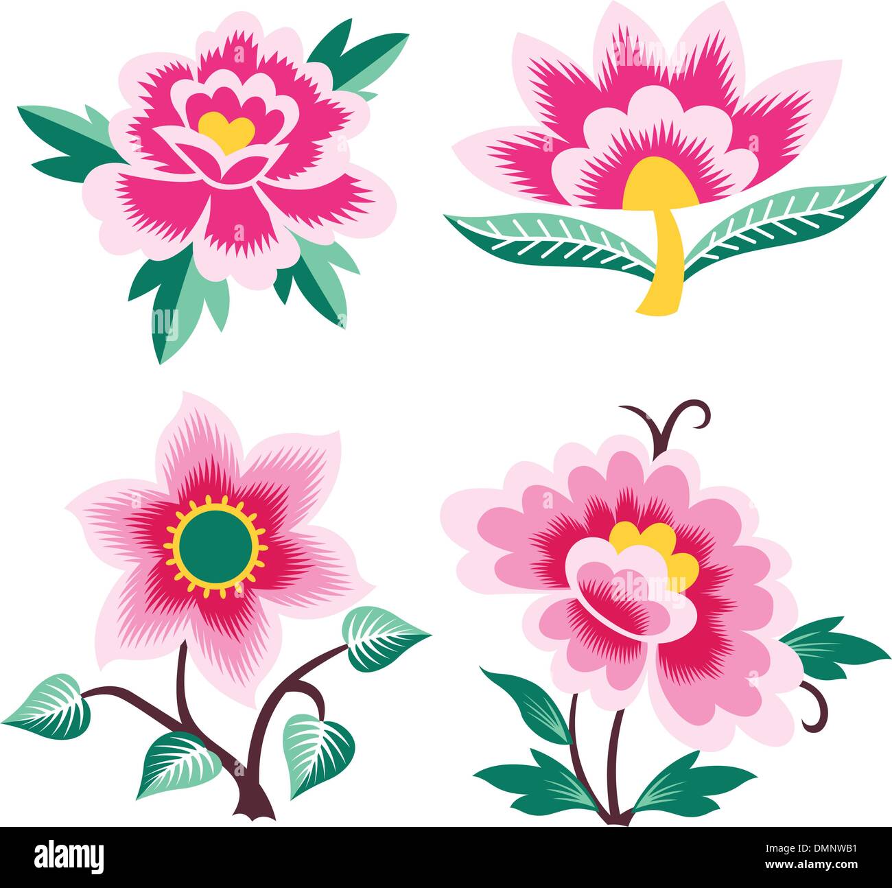 creative flower design Stock Vector Image & Art Alamy