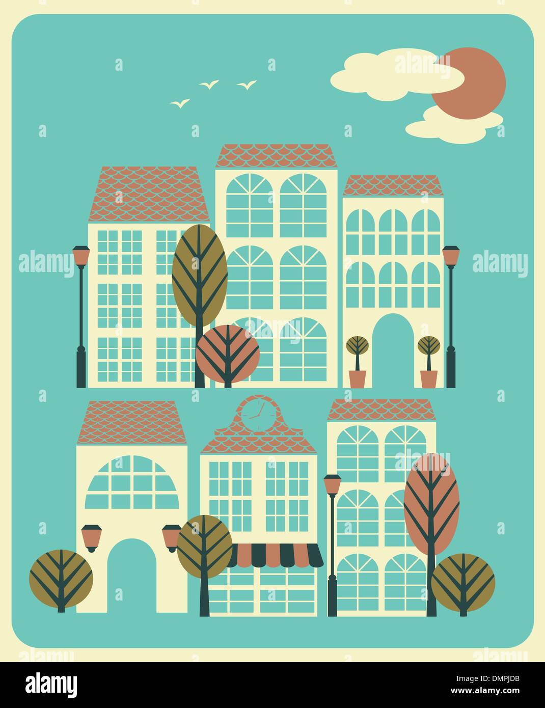City view Stock Vector Images Alamy