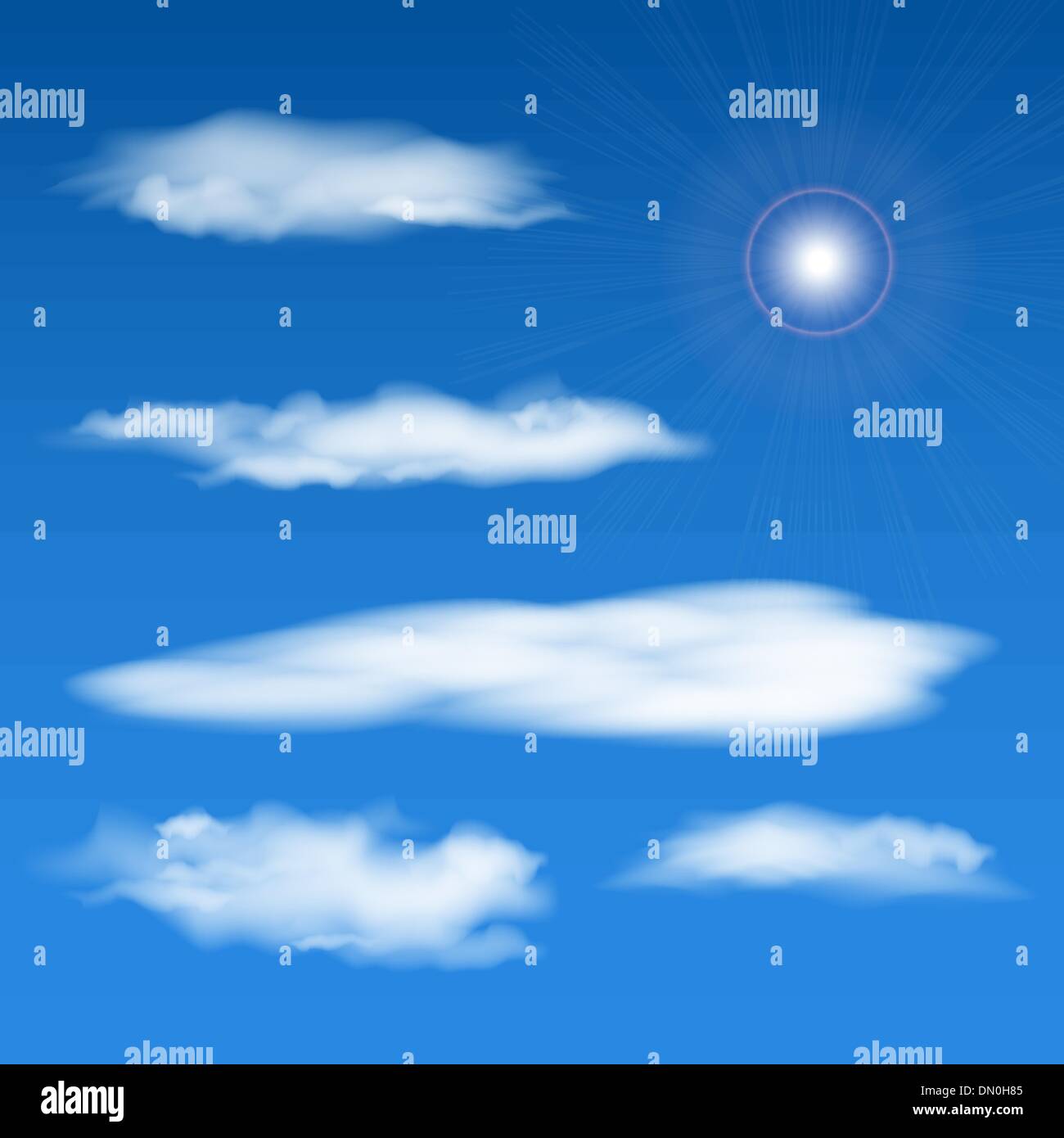 vector sky elements set. Eps10 Stock Vector Image & Art Alamy