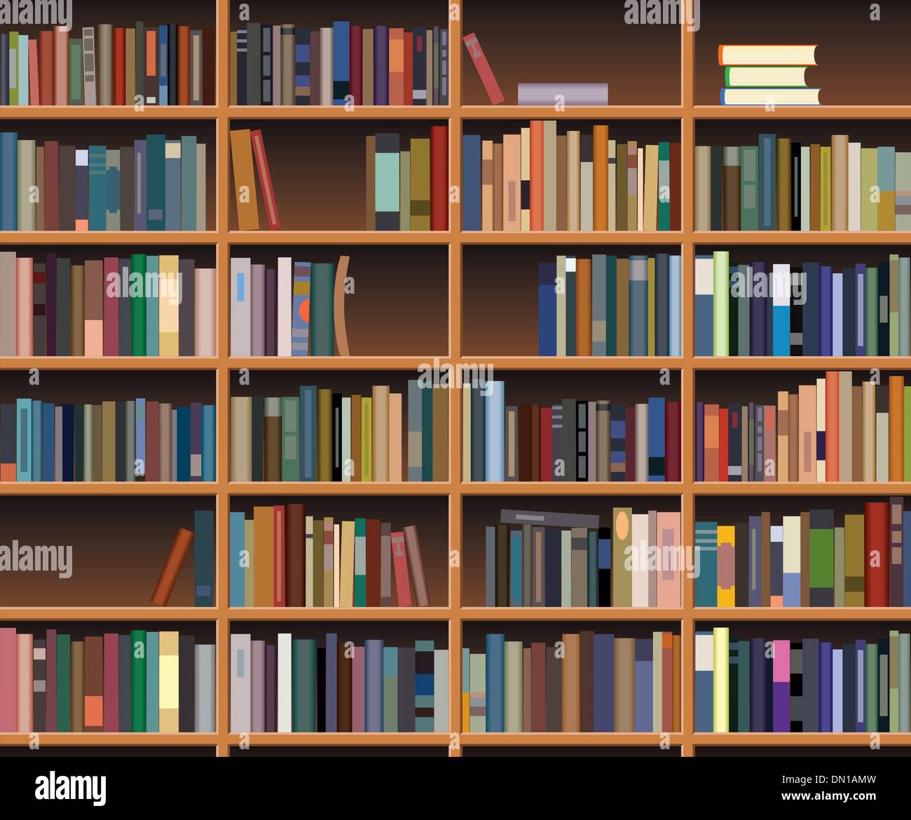 vector bookshelf Stock Vector Image & Art Alamy