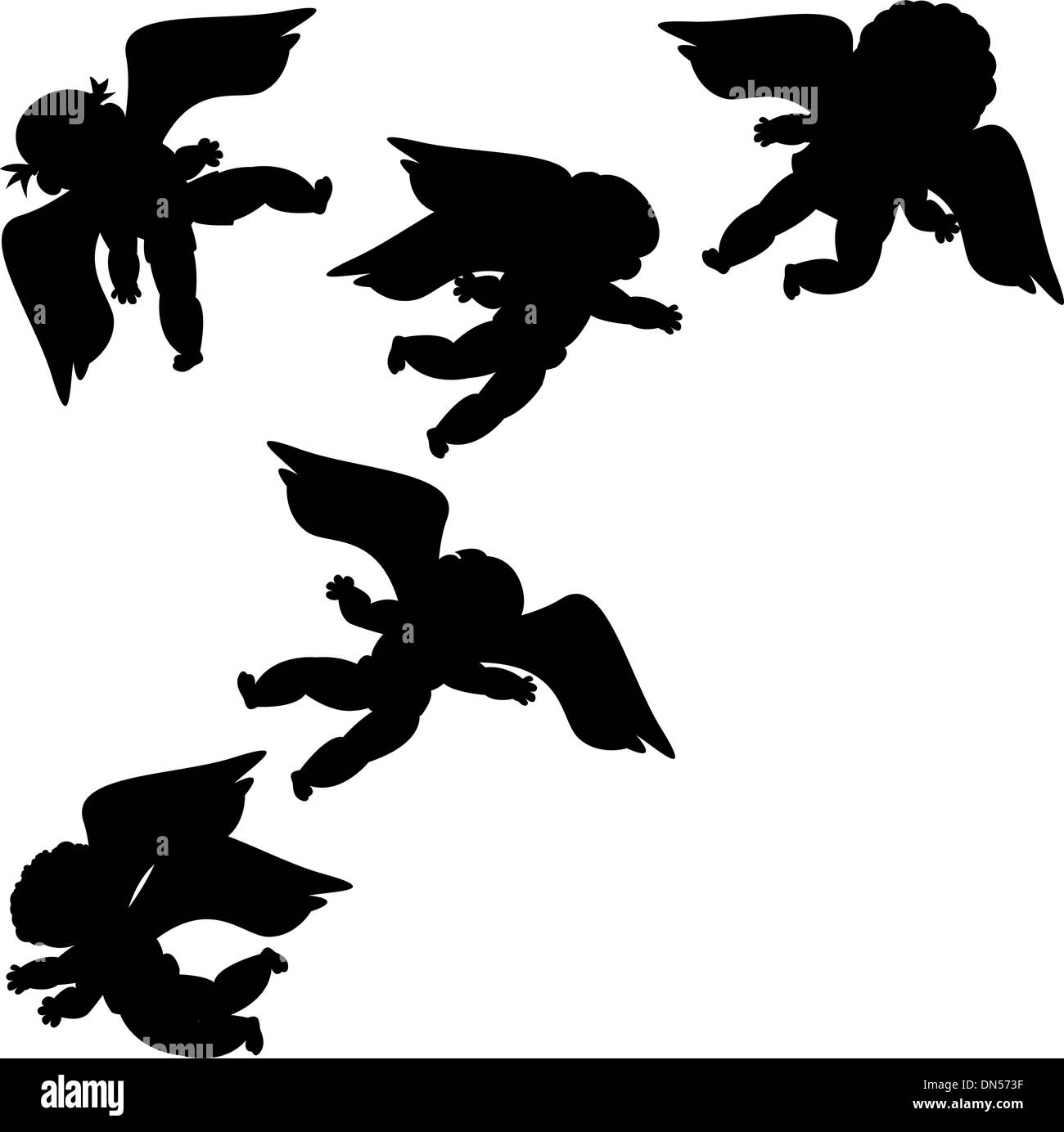 Baby angel flying hires stock photography and images Alamy