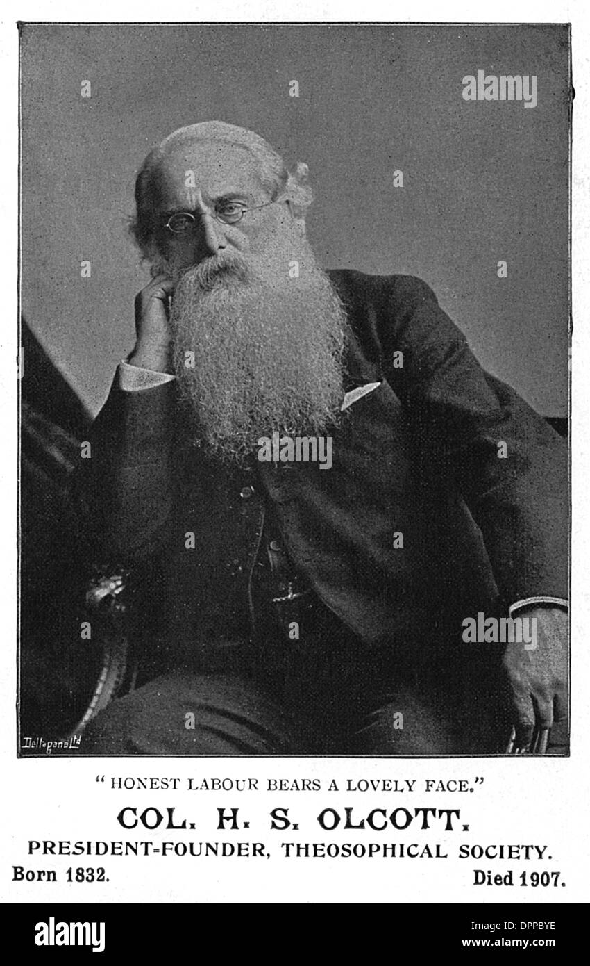HENRY STEEL OLCOTT 1 Stock Photo Alamy