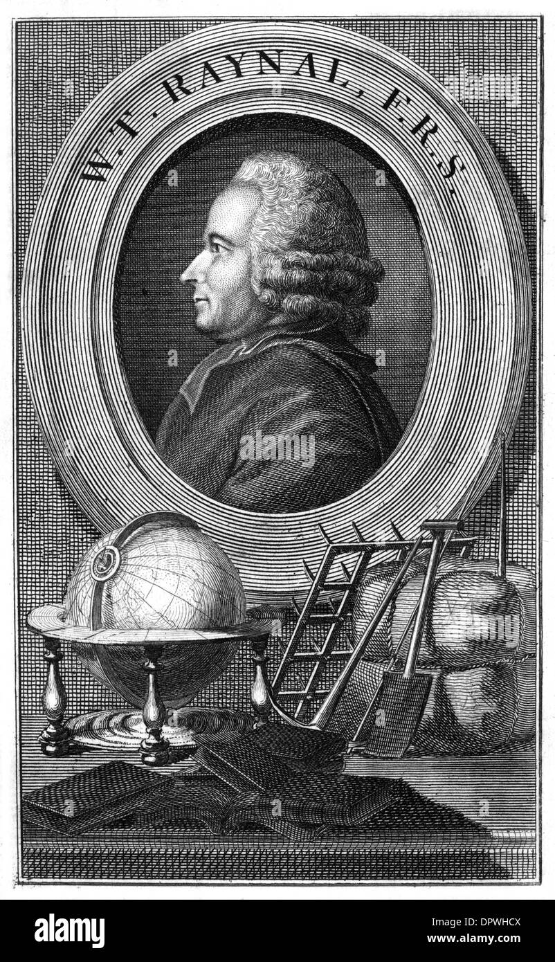 Guillaume thomas francois raynal Black and White Stock Photos & Images