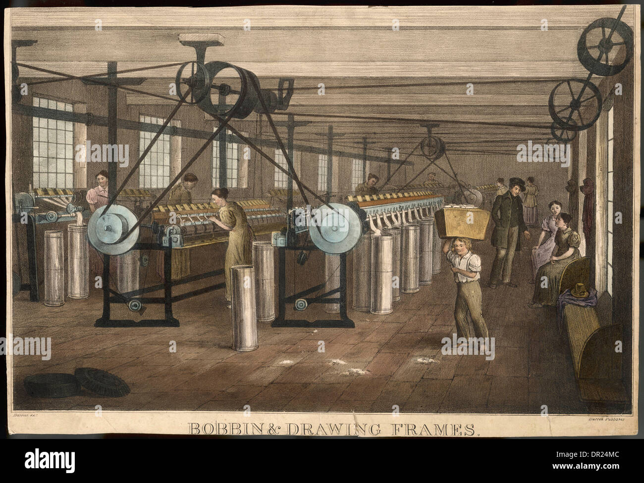 COTTON PROCESSING Stock Photo Alamy