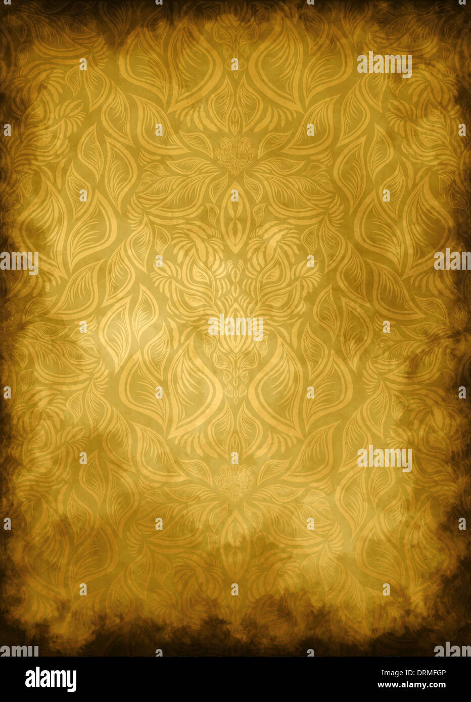 Old wallpaper Stock Photo Alamy