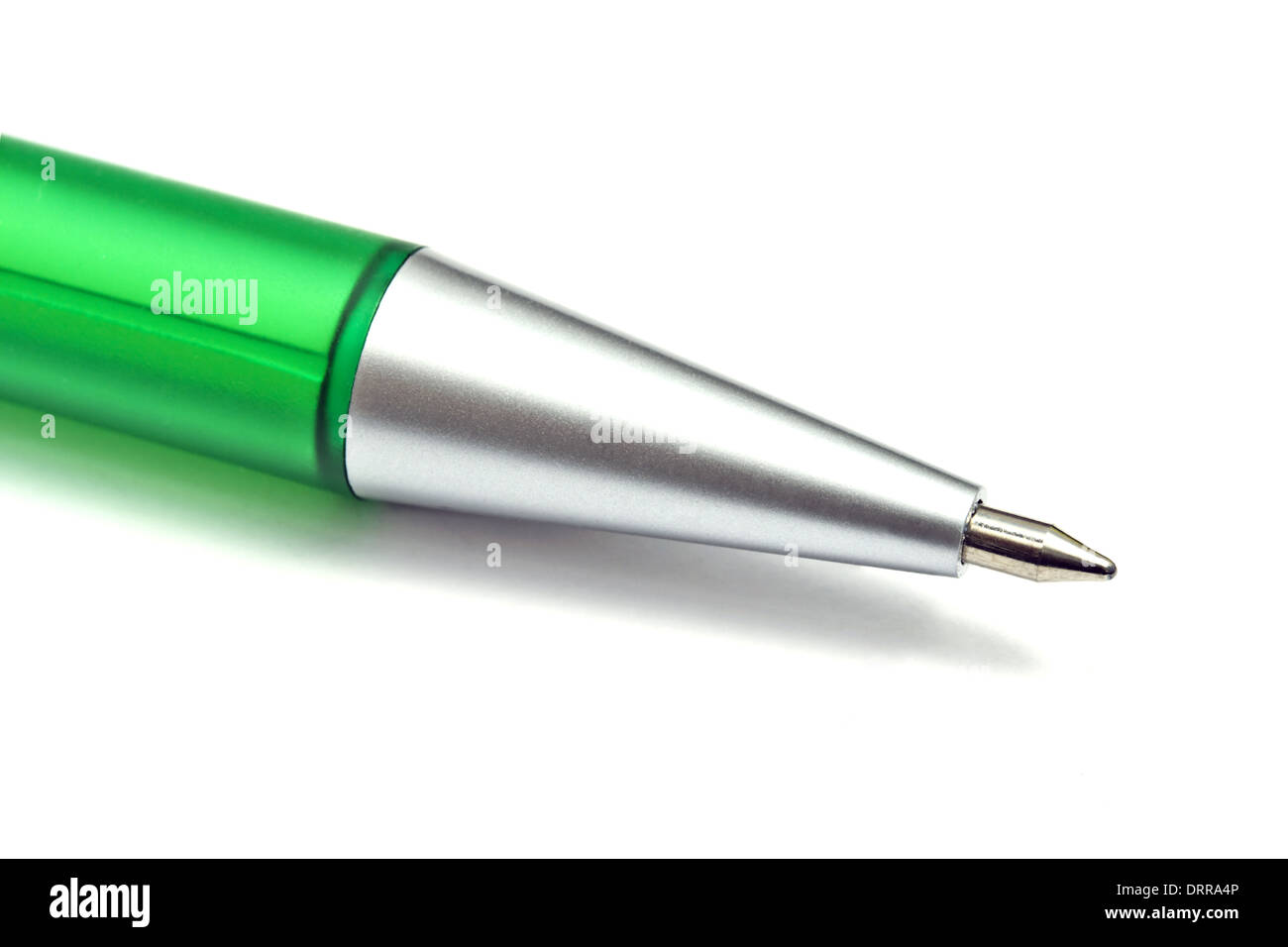 Green Ballpoint Pen Stock Photo Alamy