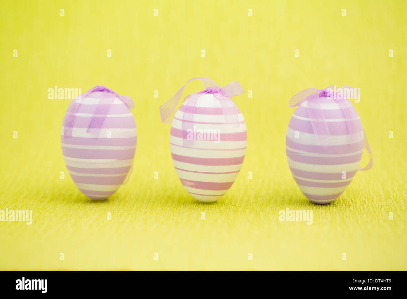 Purple easter eggs standing Stock Photo Alamy