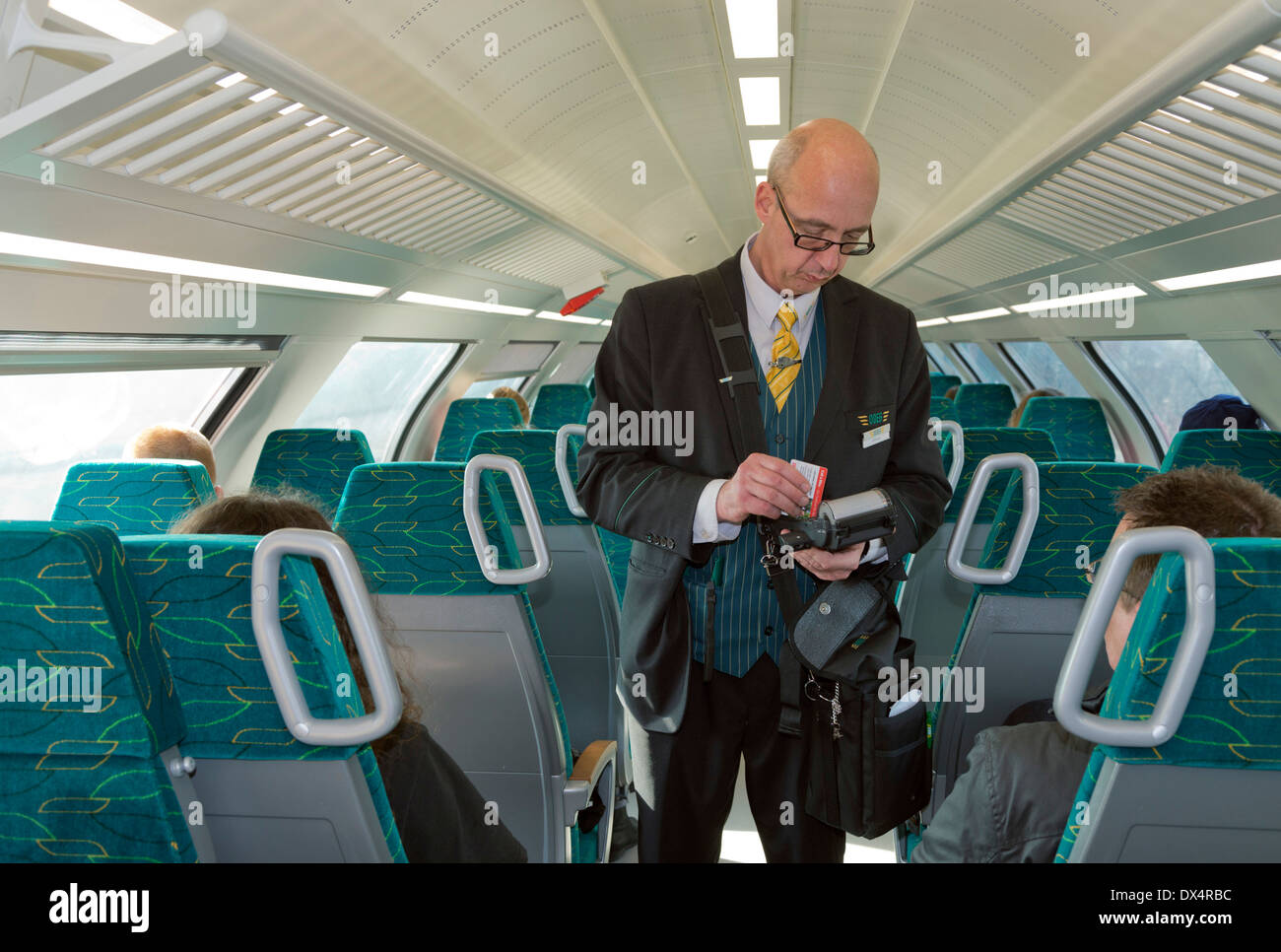 Passenger train conductor hires stock photography and images Alamy