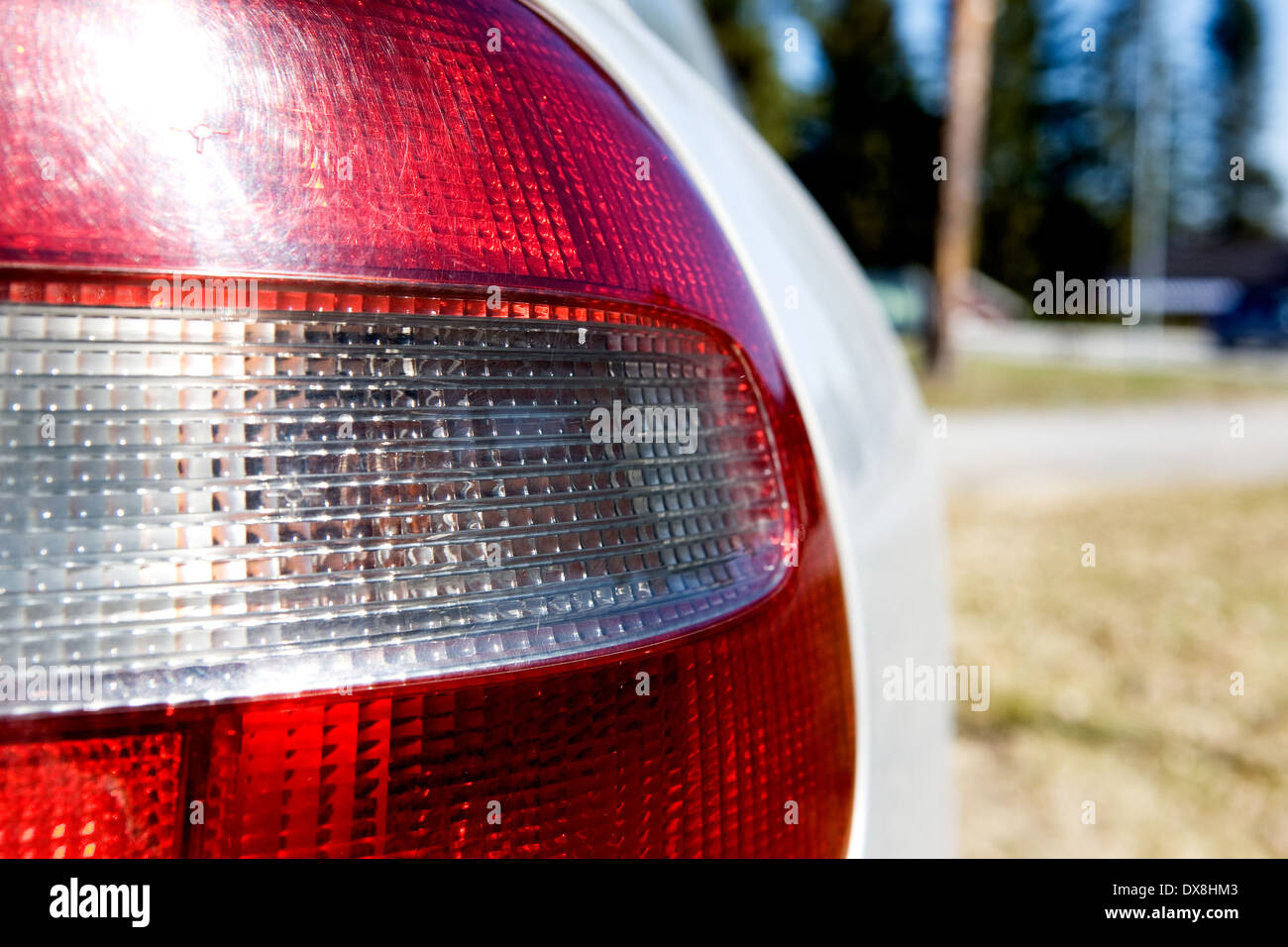 Rear Car Light Stock Photo - Alamy