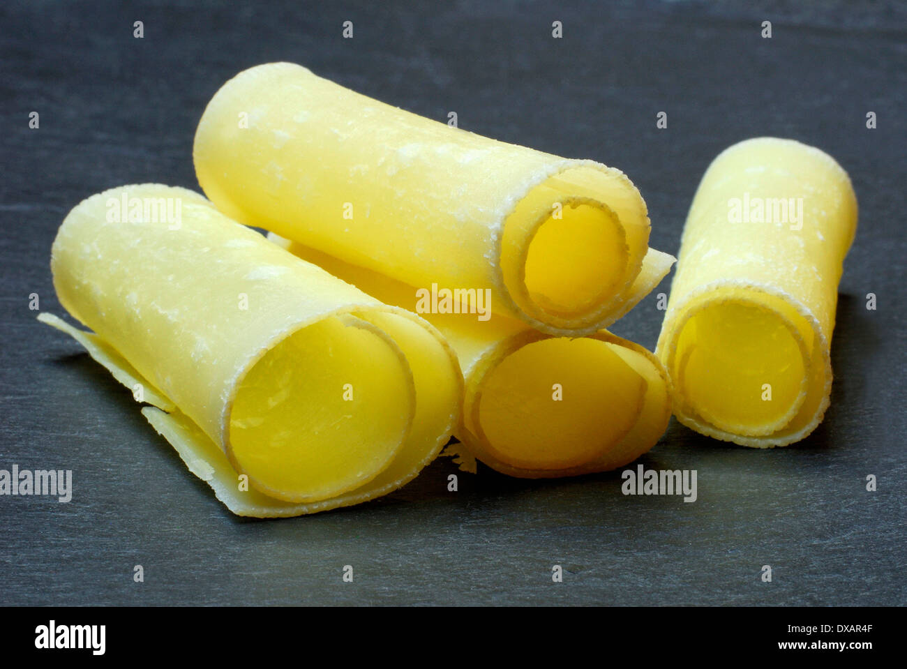 Rolled Bernese Cheese Stock Photo Alamy