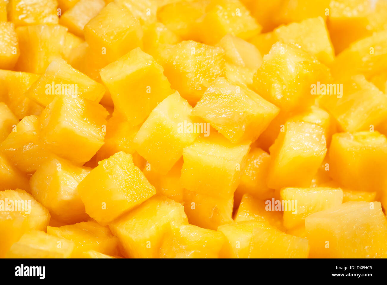 pineapple chunks Stock Photo Alamy